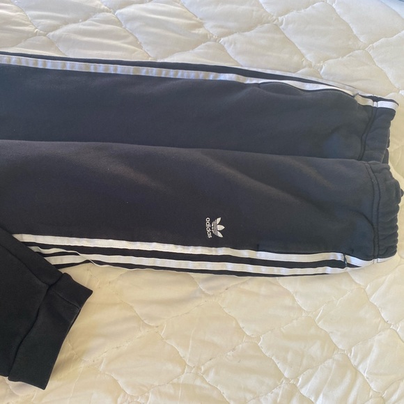 Black Addidas Sweats - Picture 2 of 4